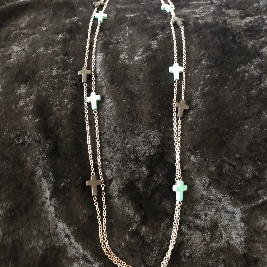 Cookie Lee Necklace With Crosses
